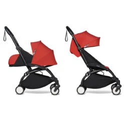 Babyzen YOYO2 Stroller With Newborn Set 5 Babyzen YOYO2 Stroller With Newborn Set -Travel Tots Outlet Store 3 YOYO 2 BLACK FRAME RED WEB copy 62429.1583445451