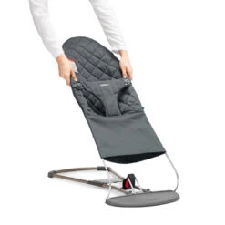 Baby Bjorn Bouncer Bliss -Travel Tots Outlet Store Bouncer Anthra Fabric 34998.1624665759