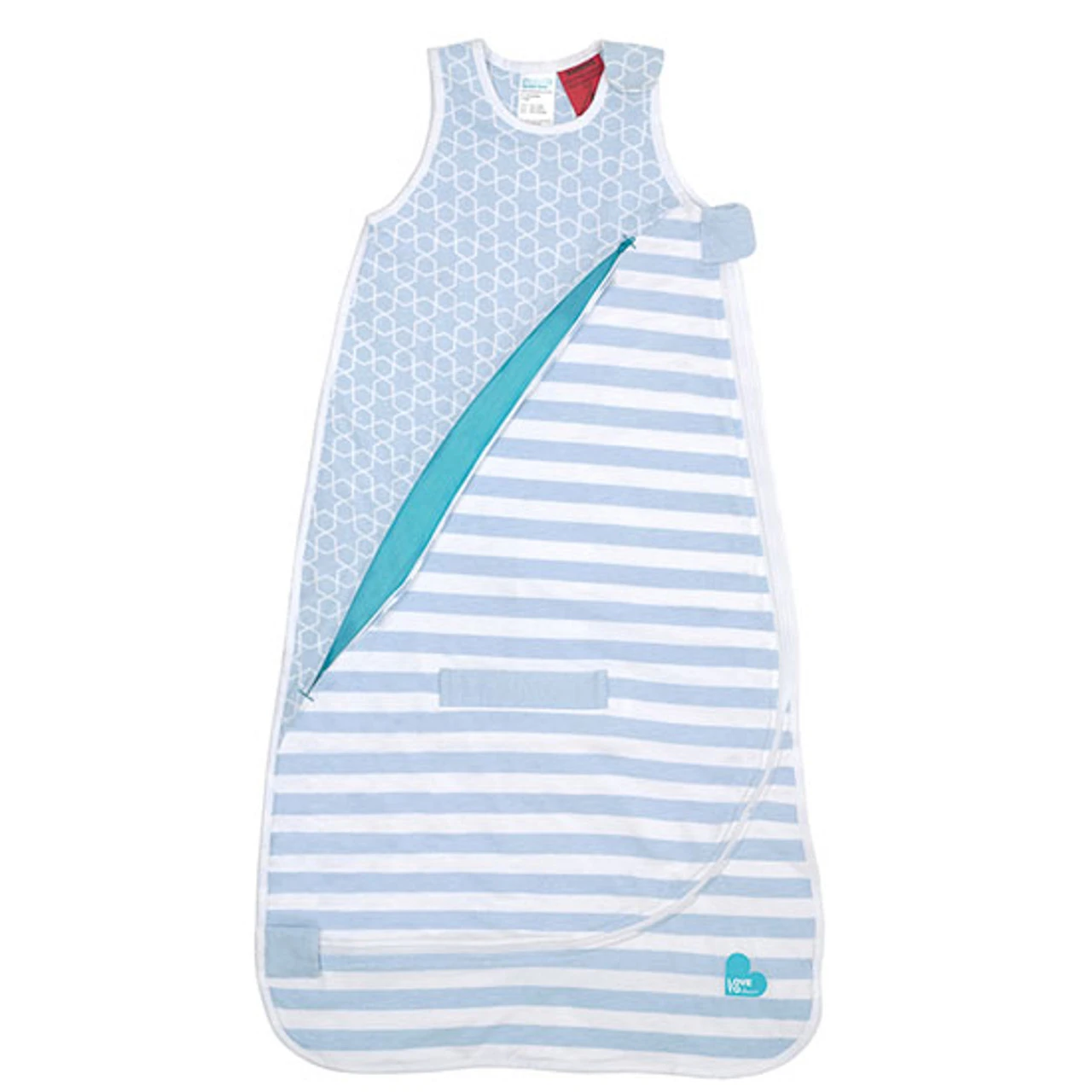 Love To Dream Inventa 1.0 TOG Sleep Bag - Light Blue 2 Love To Dream Inventa 1.0 TOG Sleep Bag - Light Blue - Image 2
