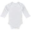 Under The Nile L/S Lap Shoulder Babybody - Off White