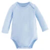 Under The Nile L/S Lap Shoulder Babybody - Blue