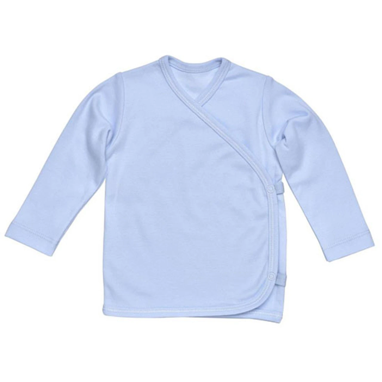 Under The Nile L/S Side Snap T-Shirt - Blue 1 Under The Nile L/S Side Snap T-Shirt - Blue