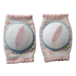 Crawlings Baby Knee Pad - Little Pale Feather