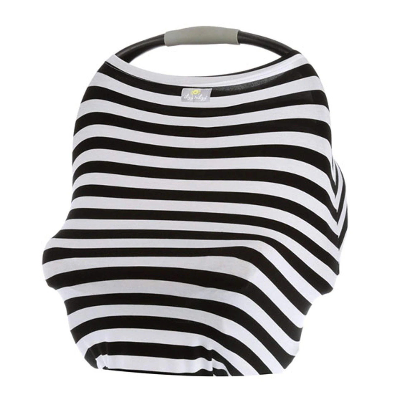Itzy Ritzy Mom Boss 4-in-1 Nursing Cover - Black/White Stripe 2 Itzy Ritzy Mom Boss 4-in-1 Nursing Cover - Black/White Stripe - Image 2