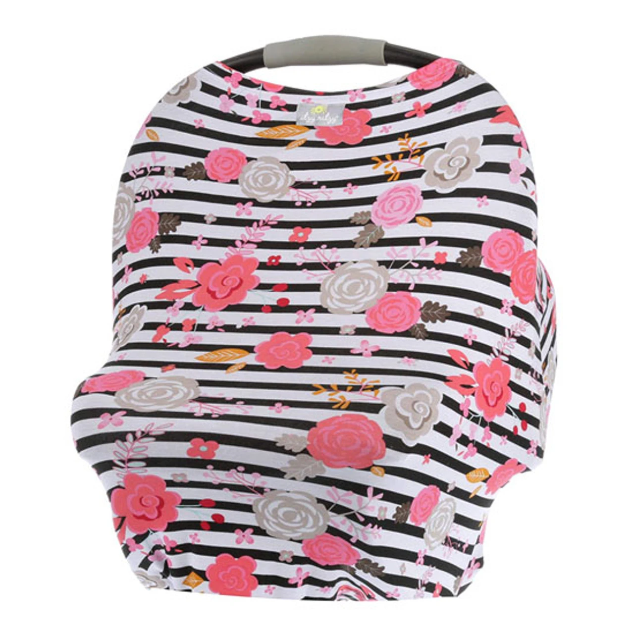 Itzy Ritzy Mom Boss 4-in-1 Nursing Cover - Floral Stripe 1 Itzy Ritzy Mom Boss 4-in-1 Nursing Cover - Floral Stripe