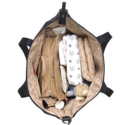 Storksak Noa Luxe Diaper Bag - Midnight Blue -Travel Tots Outlet Store Noa Luxe Midnight Blue Lifestyle 62730.1535575868