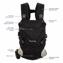 Nuna CUDL Clik Baby Carrier -Travel Tots Outlet Store Nuna CUDLclik Caviar Features US 23247.1668123973