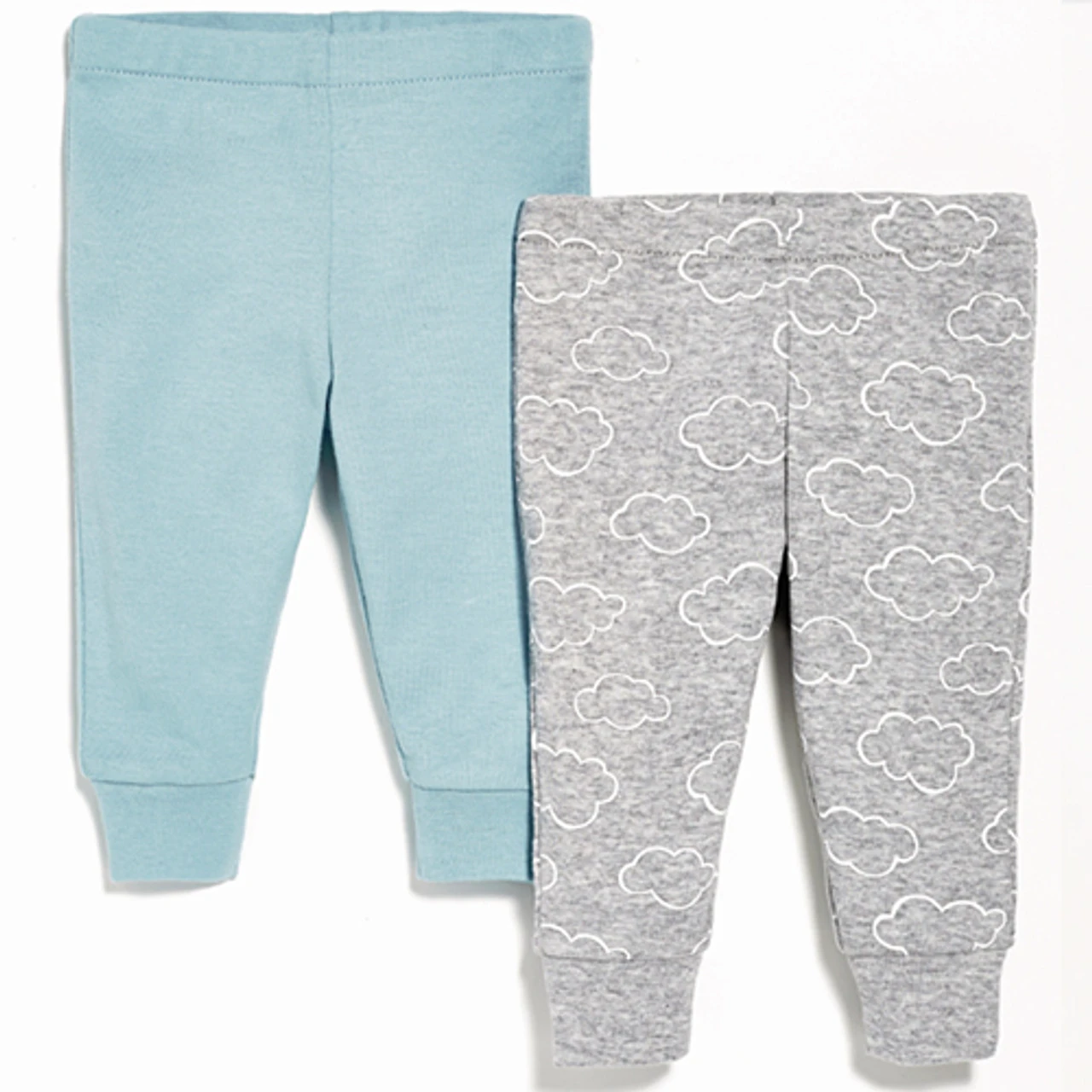 Skip Hop 2 Piece Baby Pants Set - Blue 2 Skip Hop 2 Piece Baby Pants Set - Blue - Image 2