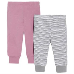 Skip Hop Petite Triangles Baby Pants Set - Pink