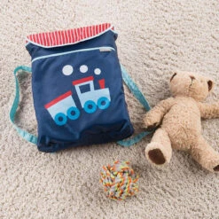 JJ Cole Little Sleeping Bag - Train -Travel Tots Outlet Store SLEEPING BAG TRAIN 3 copy 64552.1573779992