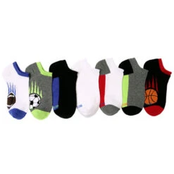 STRIDE RITE Davis Sports Blocks No Show Socks - 7 Pack