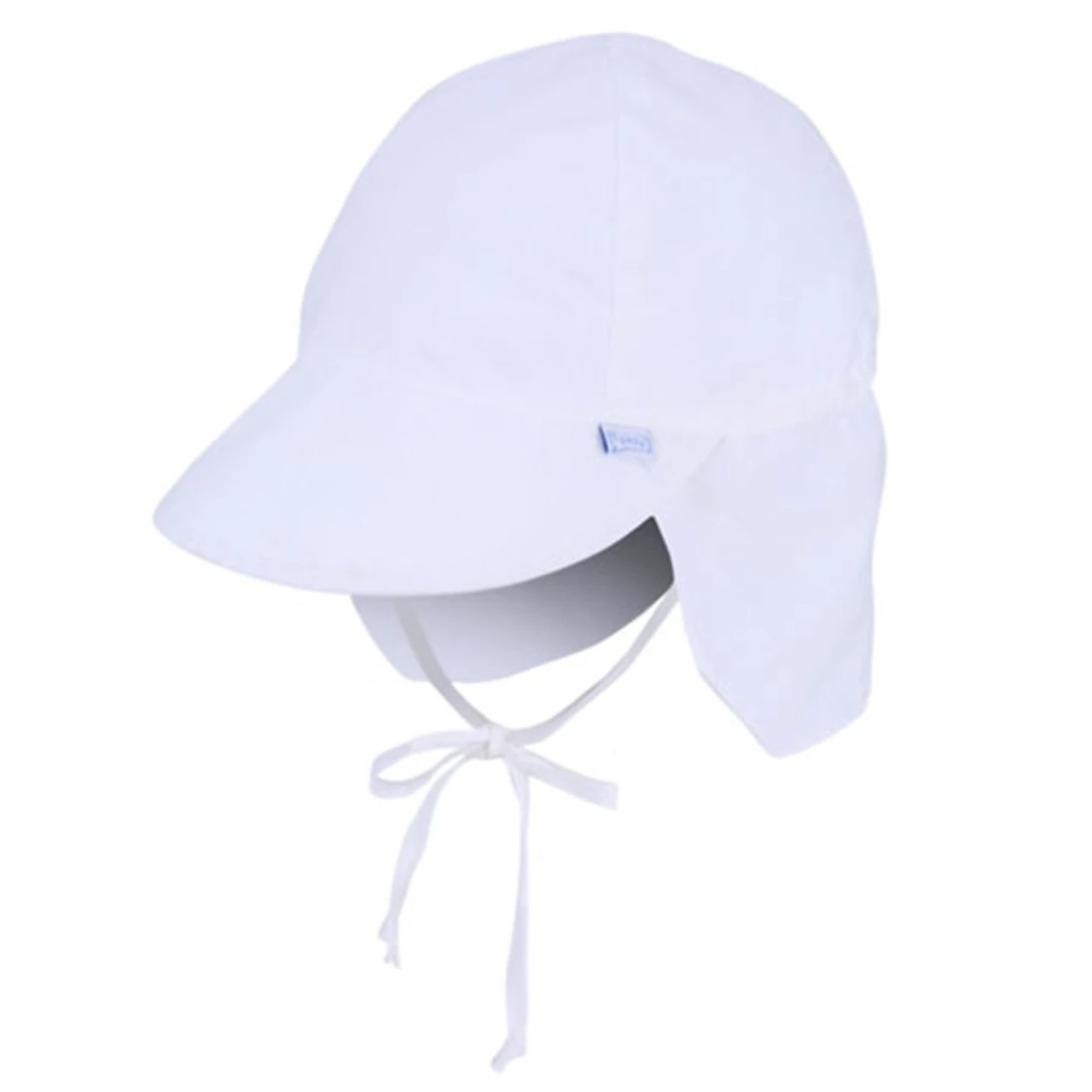 I Play. Flap Sun Protection Hat - White 2 I Play. Flap Sun Protection Hat - White - Image 2
