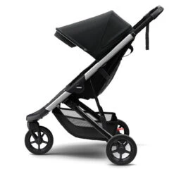 Thule Spring Stroller 20 Thule Spring Stroller -Travel Tots Outlet Store Small Thule Spring Alu MidnightBlack SIDE 11300100 11300301 copy 76282.1581465629