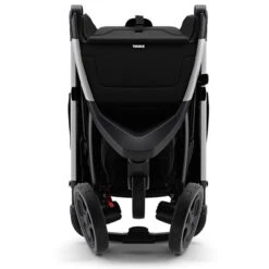 Thule Spring Stroller 24 Thule Spring Stroller -Travel Tots Outlet Store Small Thule Spring Alu MidnightBlack Standing fold front F03 11300100 11300301 copy 70098.1579054035