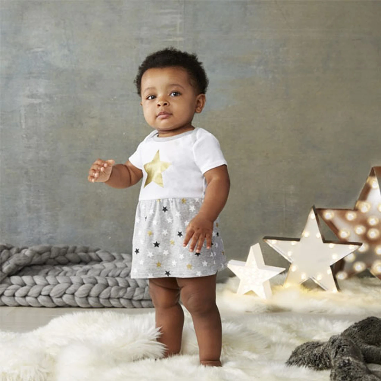 Skip Hop Star Struck Skirted Short Sleeve Body Suit 2 Skip Hop Star Struck Skirted Short Sleeve Body Suit - Image 2