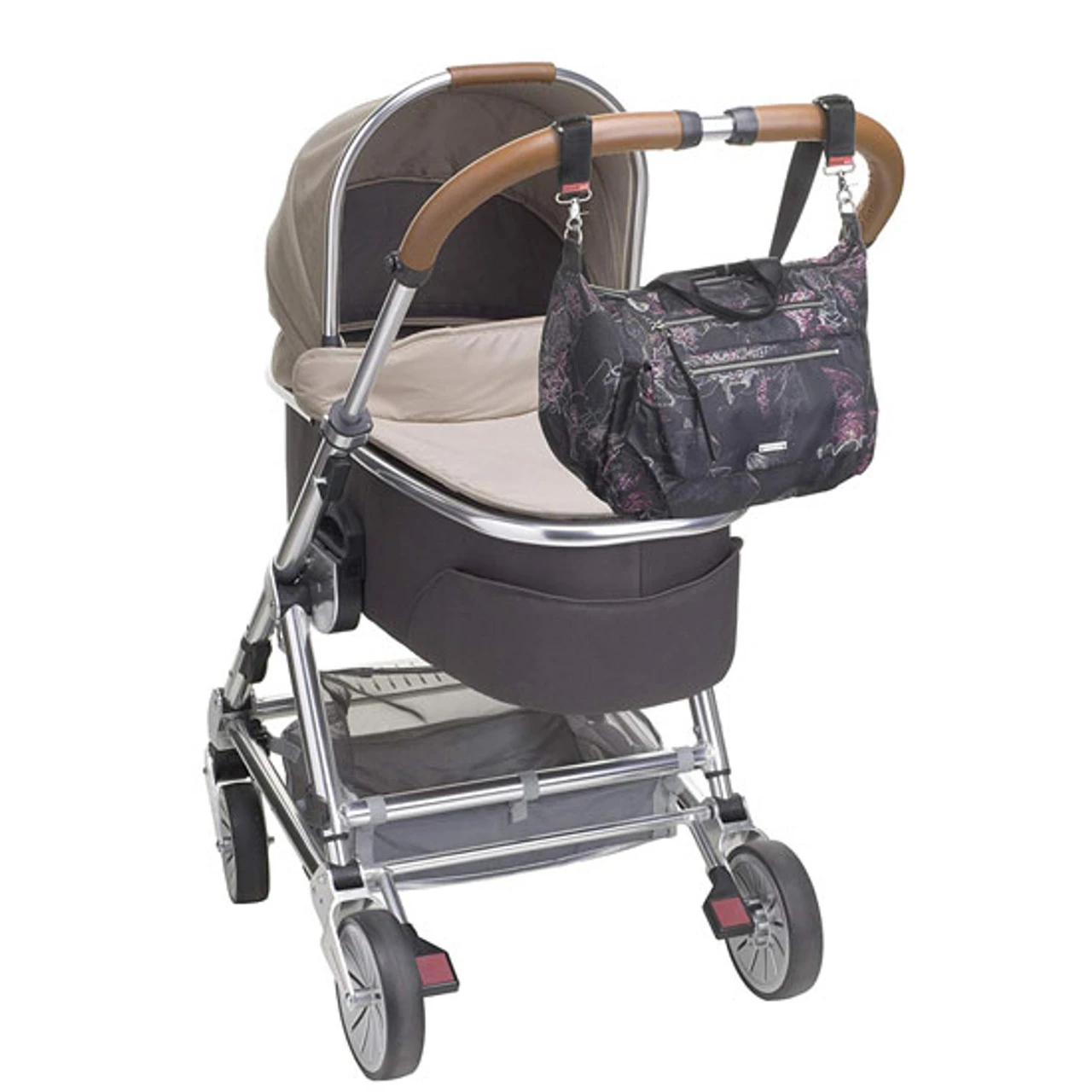 Storksak Seren Diaper Bag - Floral 5 Storksak Seren Diaper Bag - Floral - Image 5