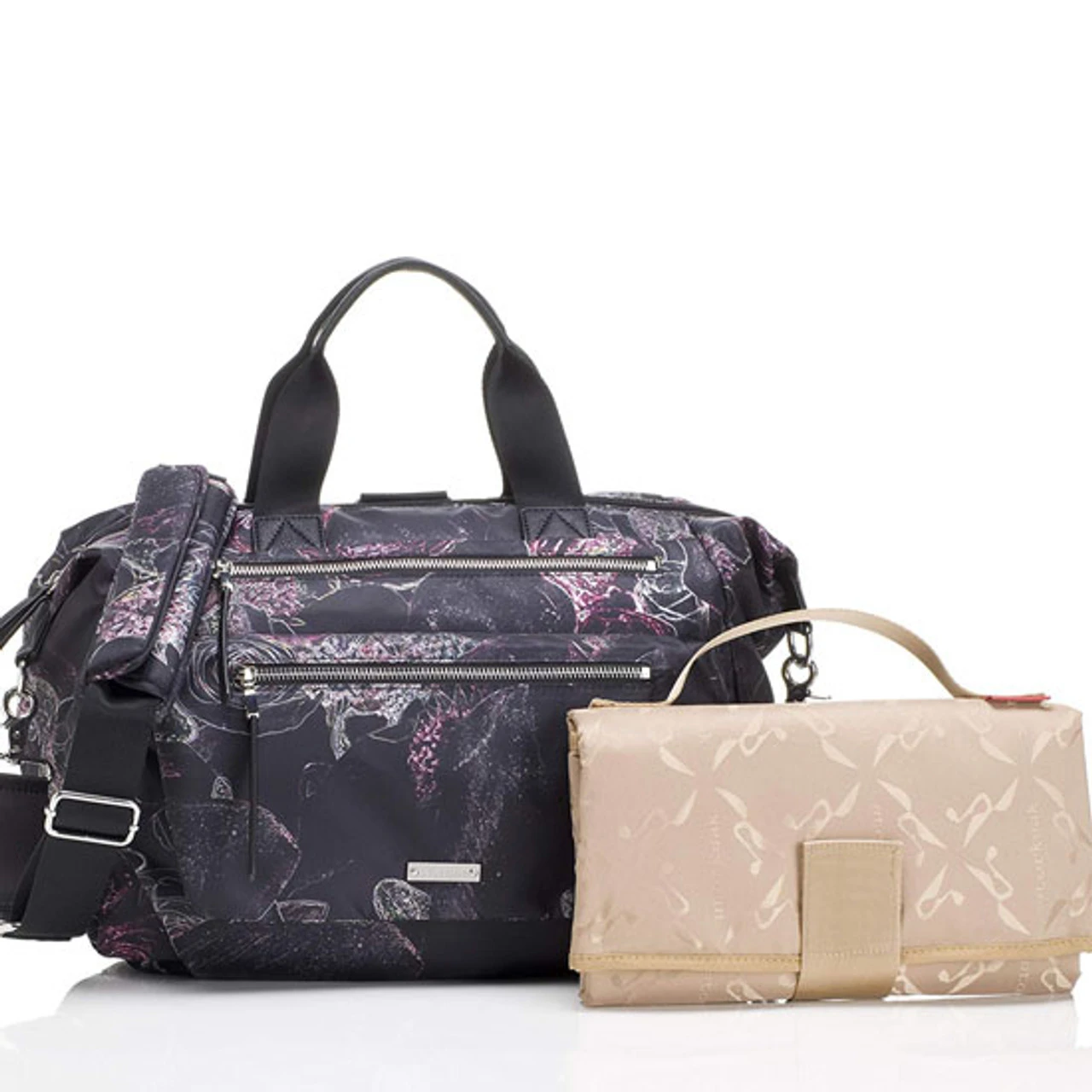 Storksak Seren Diaper Bag - Floral 2 Storksak Seren Diaper Bag - Floral - Image 2