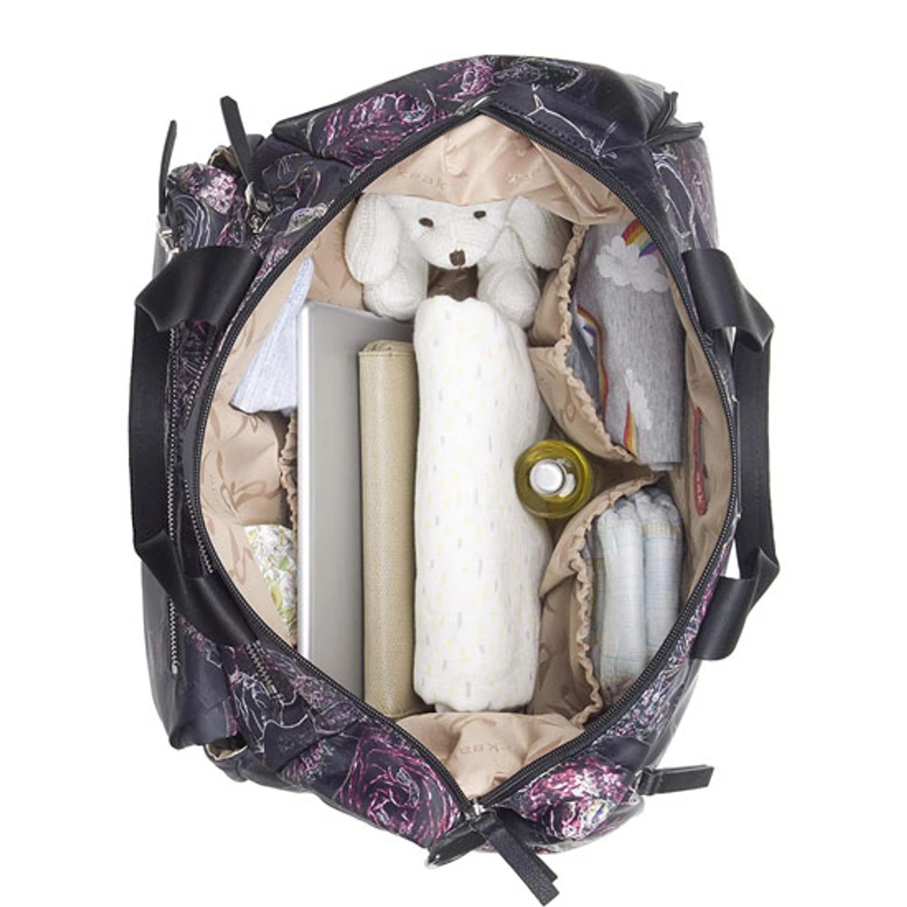 Storksak Seren Diaper Bag - Floral 4 Storksak Seren Diaper Bag - Floral - Image 4