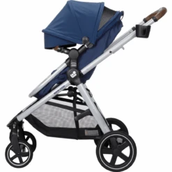 Maxi-Cosi Zelia2 Travel System With Mico Luxe 10 Maxi-Cosi Zelia2 Travel System With Mico Luxe -Travel Tots Outlet Store TR455GNN NwHpNvy Smpl CV CanopyAdjust 012323 37235.1679780929