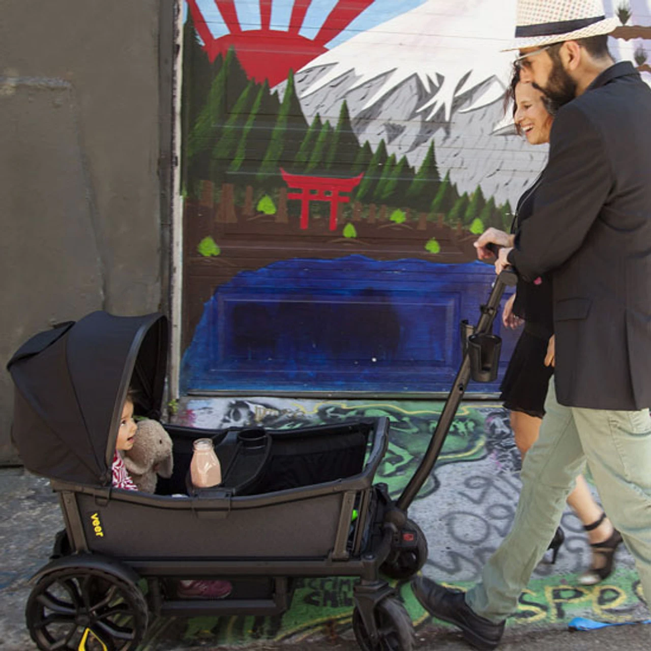 Veer Cruiser Wagon + Canopy + Foldable Storage Basket 8 Veer Cruiser Wagon + Canopy + Foldable Storage Basket - Image 8