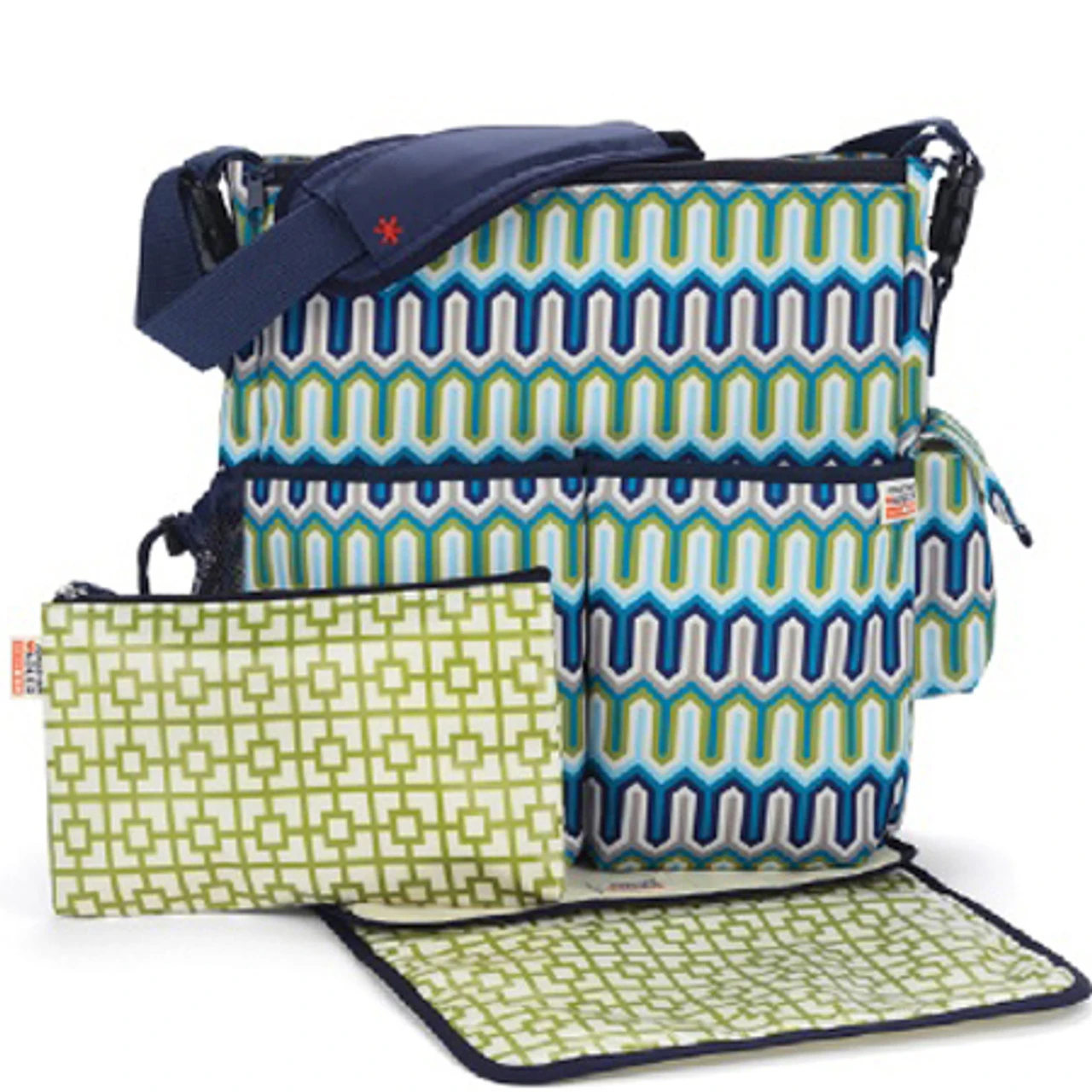 Skip Hop Duo Alder - Blue Chevron 1 Skip Hop Duo Alder - Blue Chevron