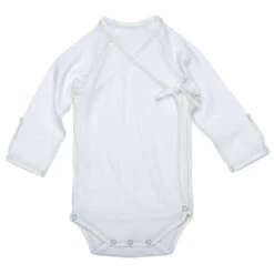 Under The Nile Inside-Out Babybody - Off White W. Sage Trim