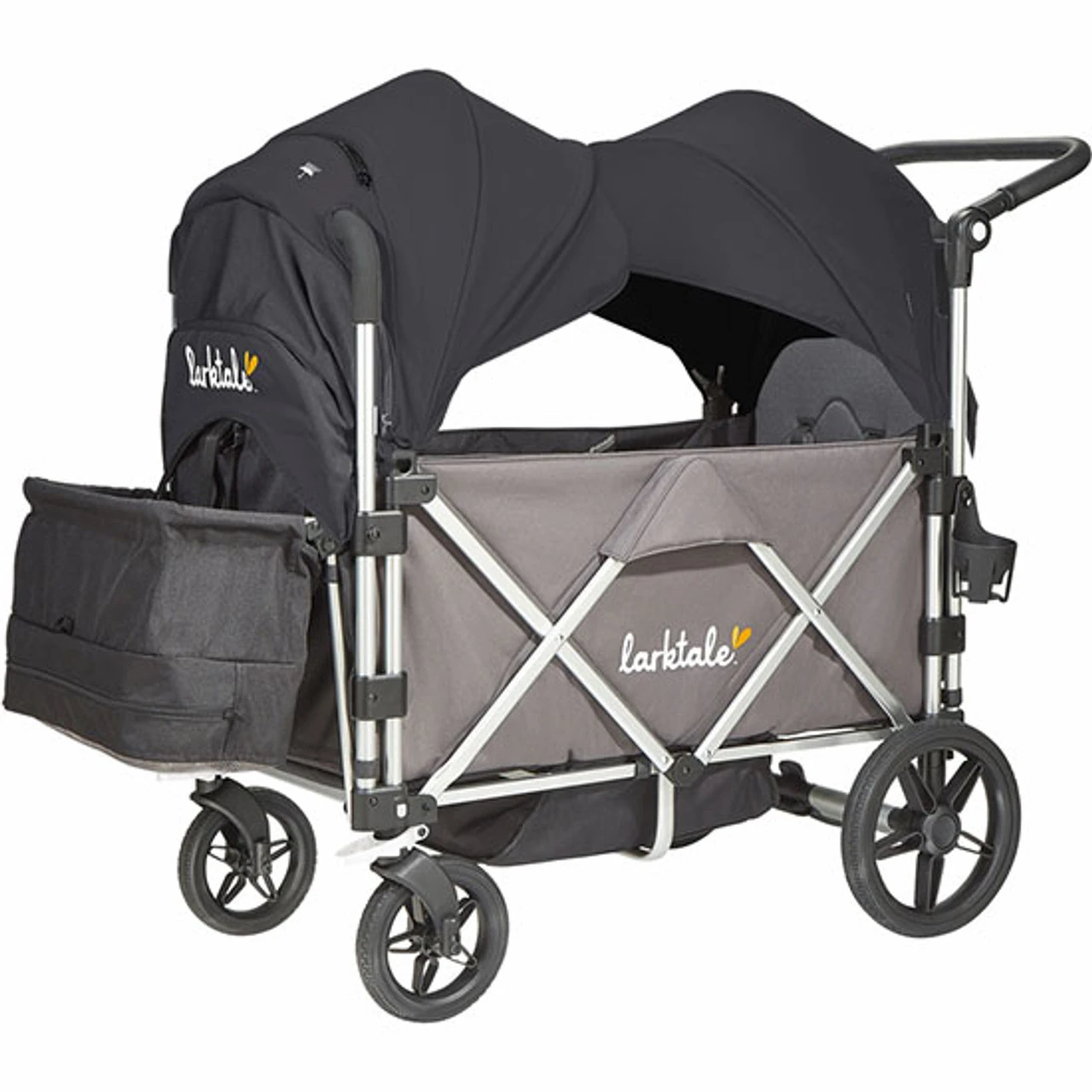 Larktale Caravan Stroller Wagon With Canopy 1 Larktale Caravan Stroller Wagon With Canopy