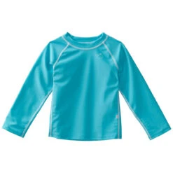 I Play. Long Sleeve Rashguard - Aqua