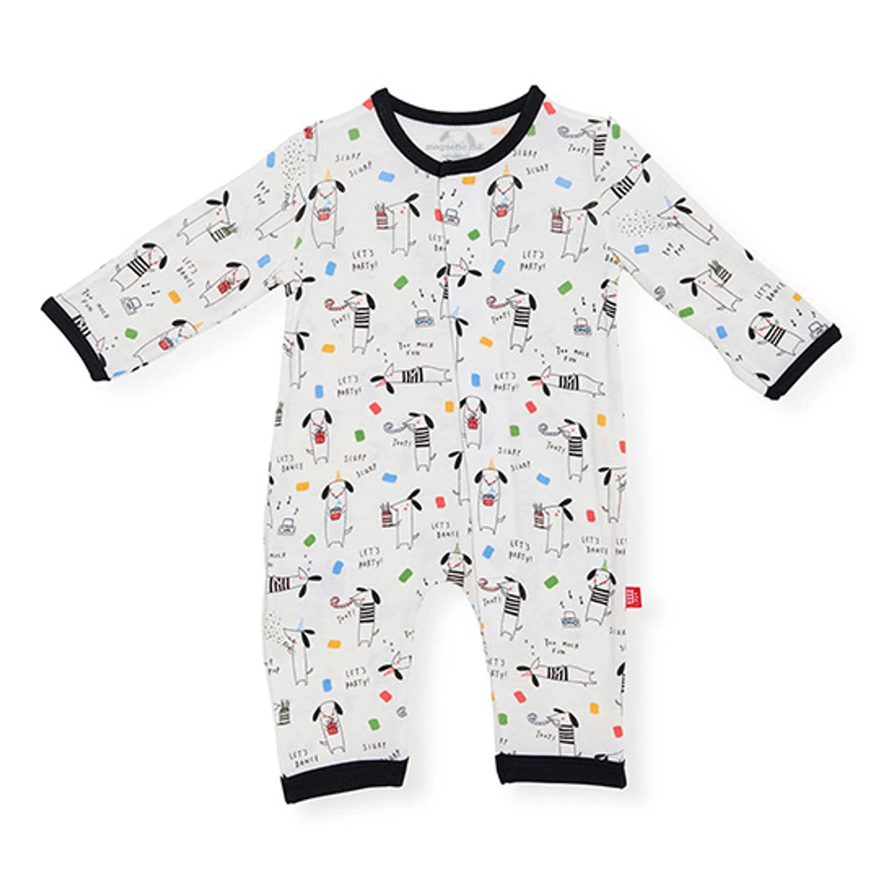 Magnificent Baby Magnetic Me Raise The Woof Coverall 1 Magnificent Baby Magnetic Me Raise The Woof Coverall