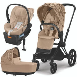 Cybex PRIAM 4 Stroller With Cloud Q And Cot - Simply Flowers