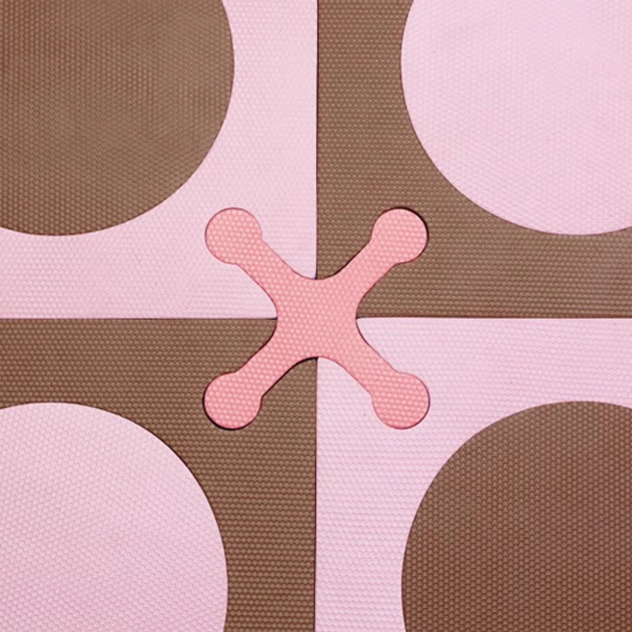 Skip Hop Playspot - Interlocking Foam Tiles - Pink/Brown 6 Skip Hop Playspot - Interlocking Foam Tiles - Pink/Brown - Image 6