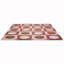 Skip Hop Playspot - Interlocking Foam Tiles - Pink/Brown