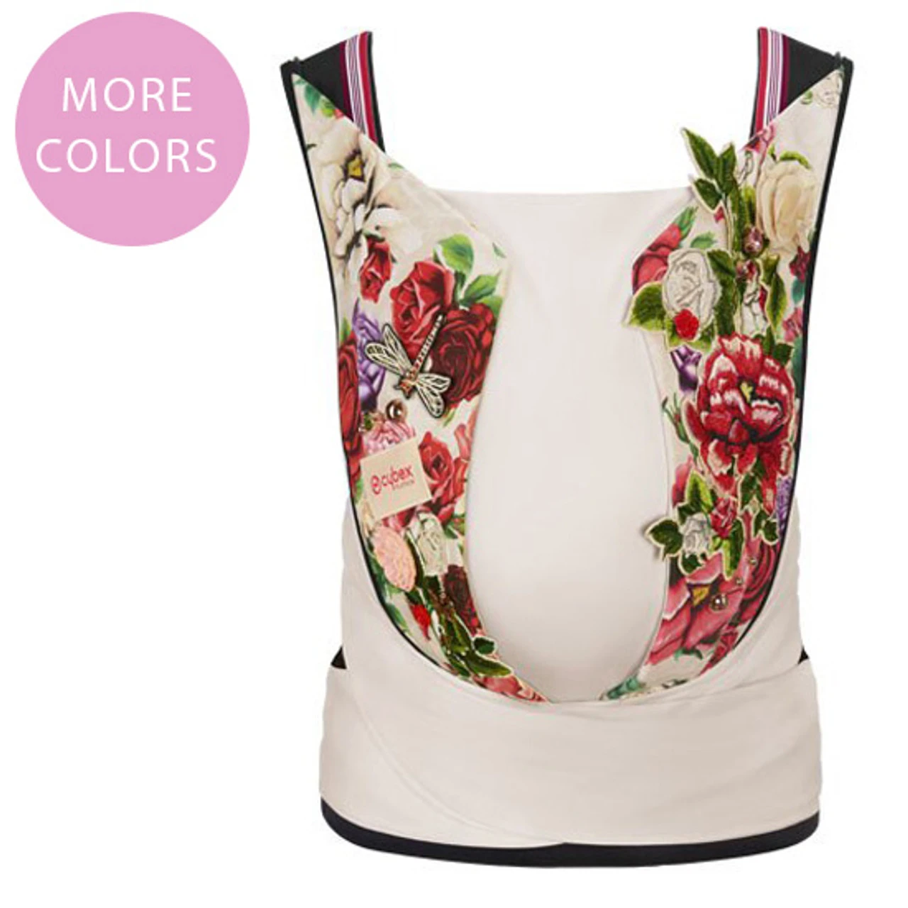 Cybex Yema Baby Carrier Tie Denim - Spring Blossom 1 Cybex Yema Baby Carrier Tie Denim - Spring Blossom