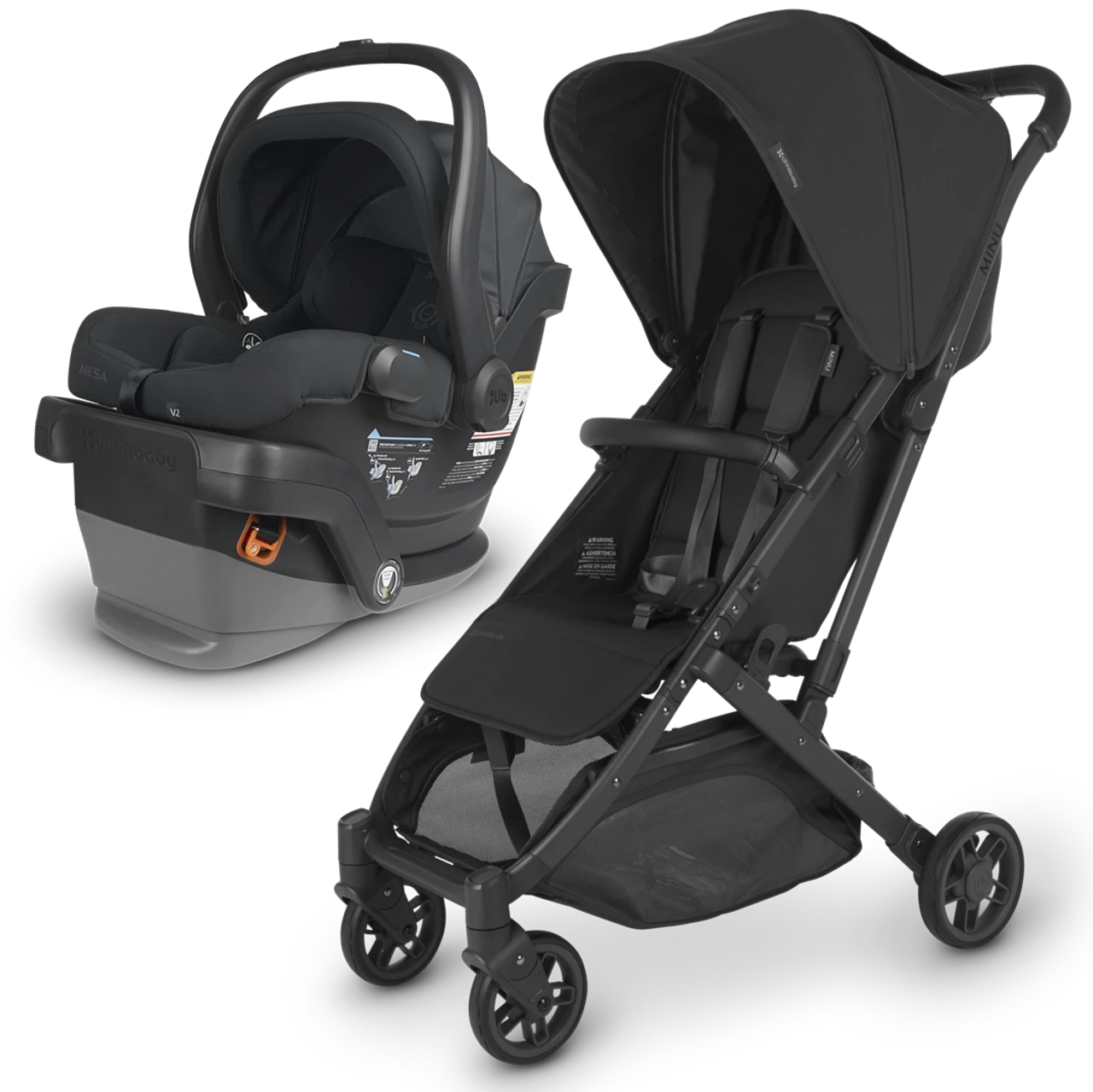 UPPAbaby MINU V2 + MESA V2 Travel System 1 UPPAbaby MINU V2 + MESA V2 Travel System